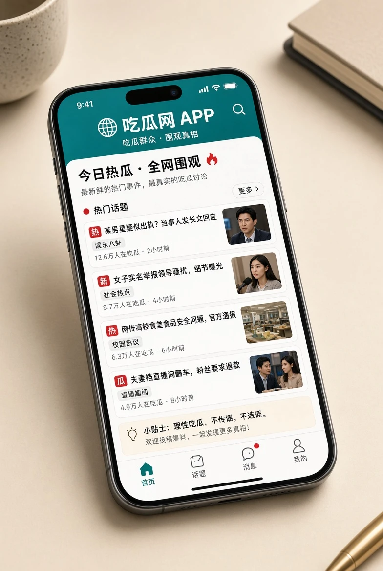 吃瓜网APP展示图