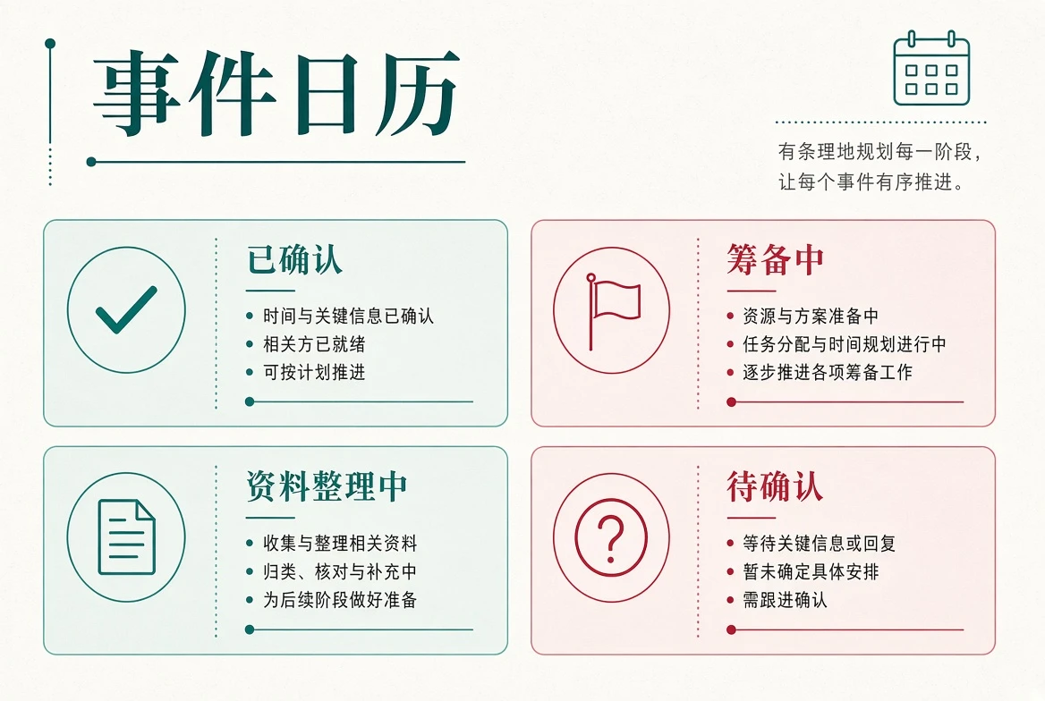 事件日历内容图
