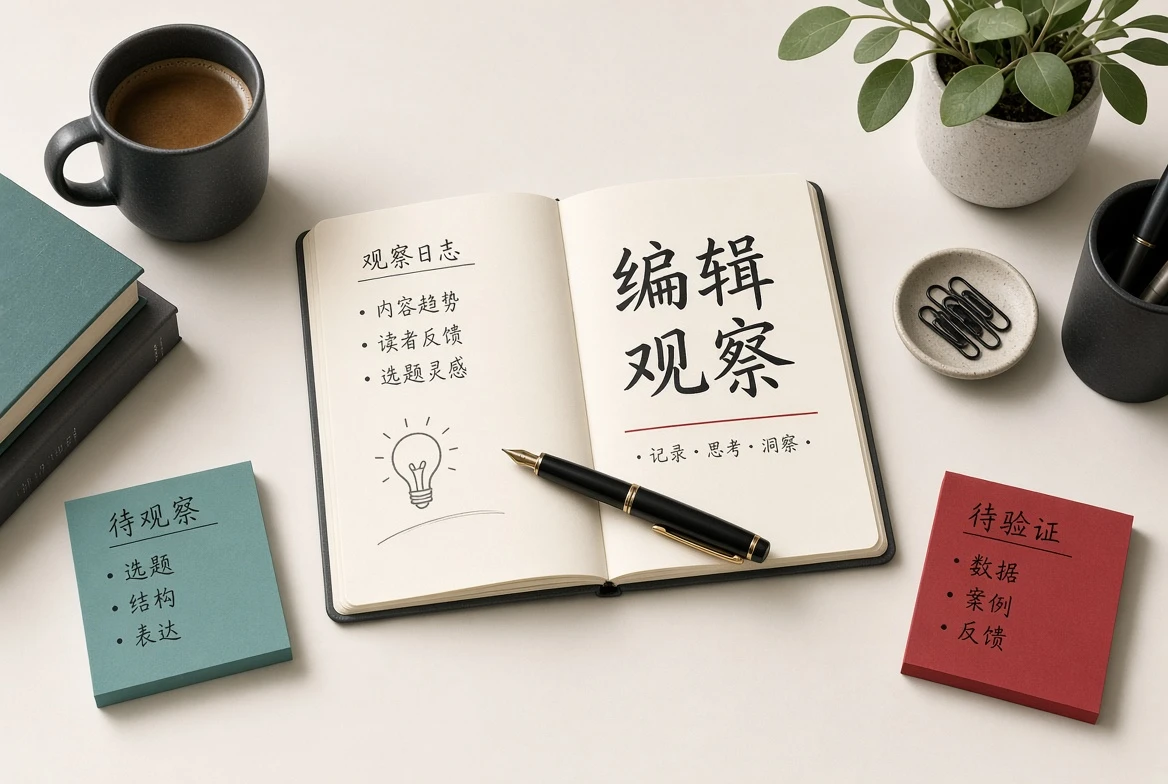 编辑观察内容图